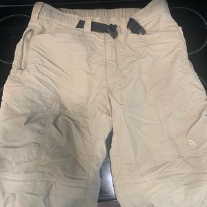 Mens small the north face zip off pants/shorts